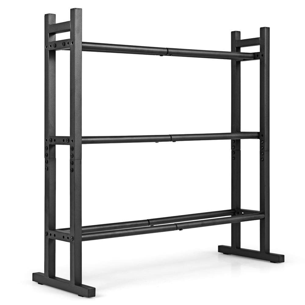 Home Gym Training - Suporte para Halteres de 3 Níveis