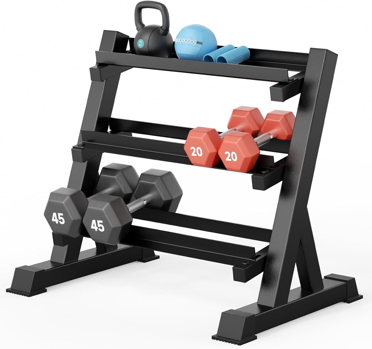 Home Gym Training - Suporte para Halteres de Academia em