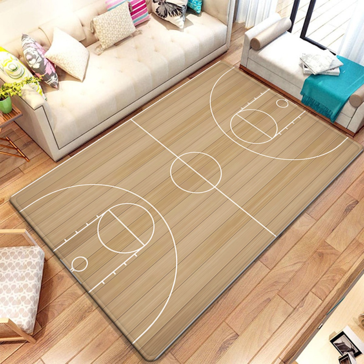 Cortina de basquete design tap - Home Gym And Basketball Court avaliação e preço