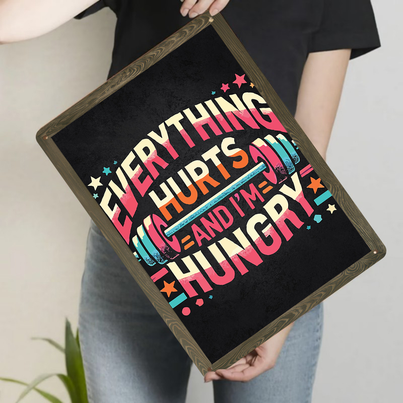 Tudo dói e estou fome fitness  - Home Gym Quotes avaliação e preço