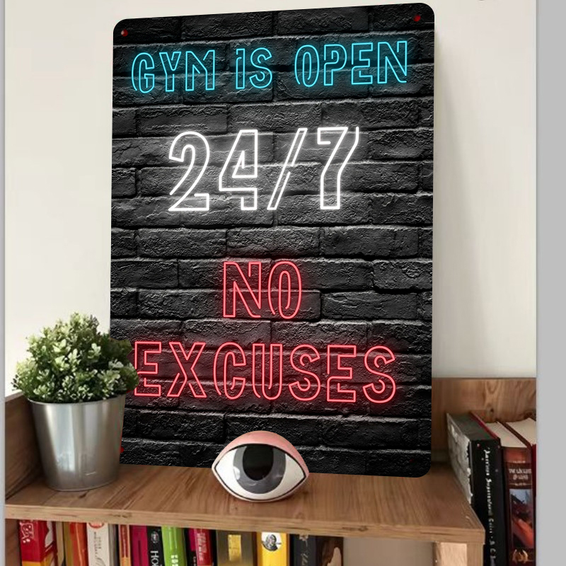 Ginásio 24 7 efeito de néon ab - Home Gym Quotes avaliação e preço