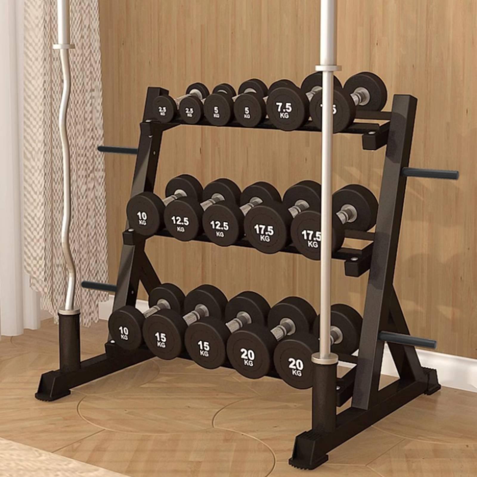 Suporte para Halteres de 3 Nív - Home Gym Training avaliação e preço