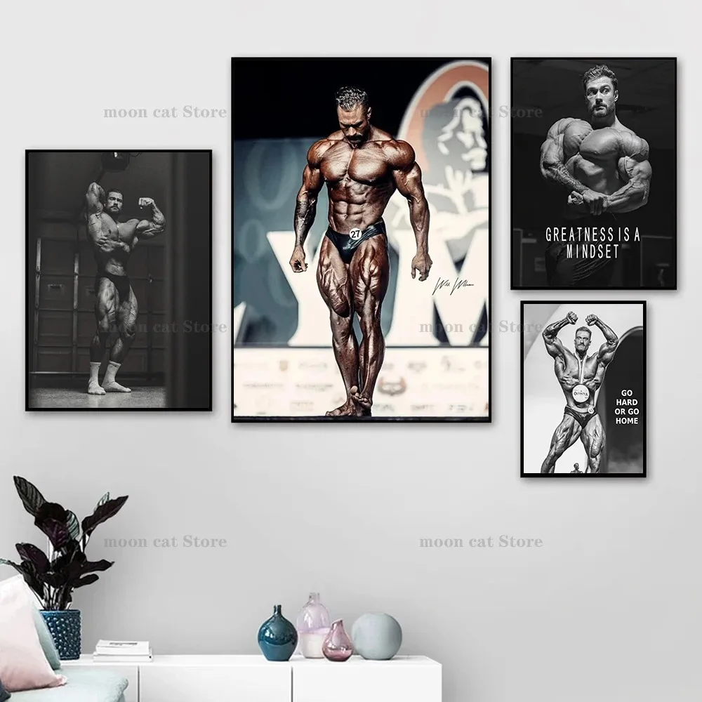 Pintura em tela chris bumstead - Home Gym Quotes avaliação e preço