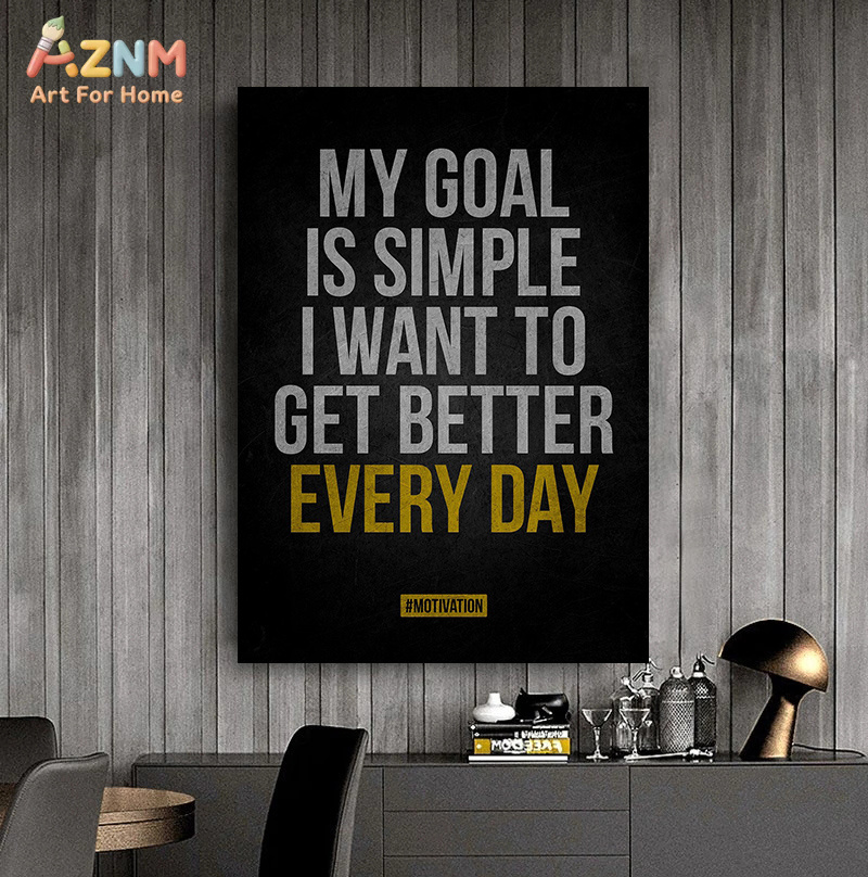 AZNM Arte de parede em tela co - Home Gym Quotes avaliação e preço