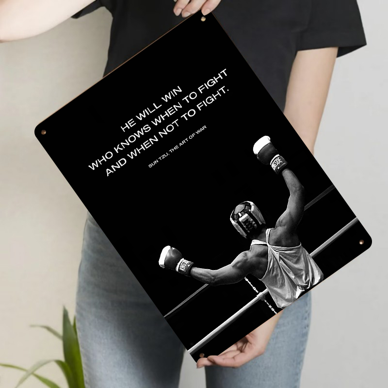 Sun tzu citação boxe temático  - Home Gym Quotes avaliação e preço