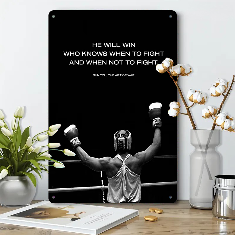 Sun tzu citação boxe temático  - Home Gym Quotes avaliação e preço