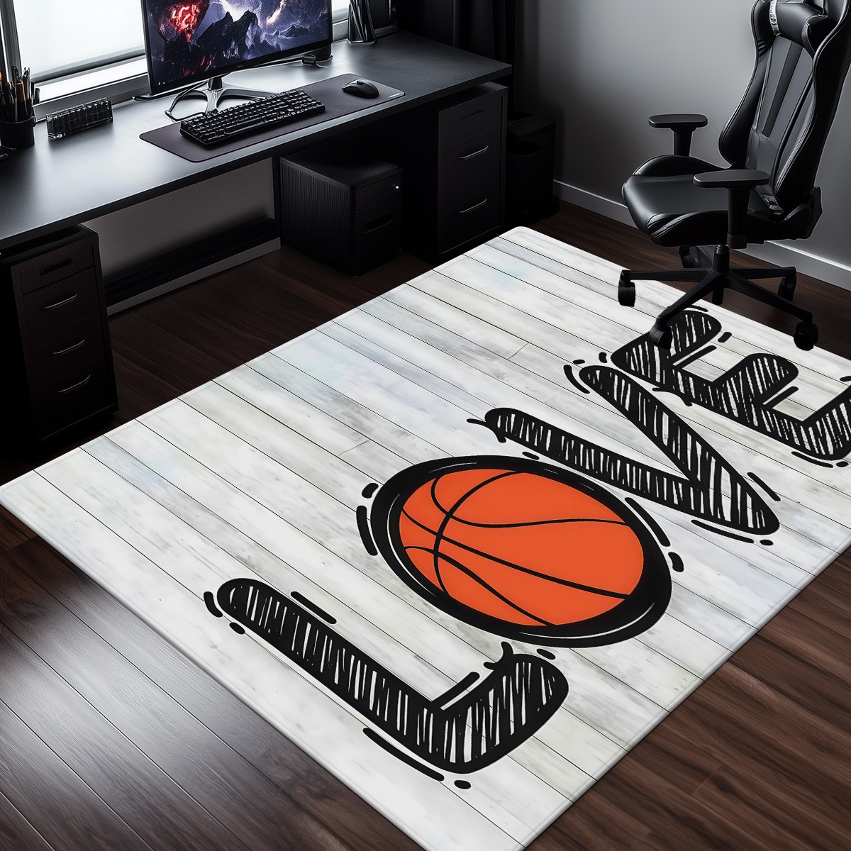 Tapete de textura de madeira p - Home Gym And Basketball Court avaliação e preço