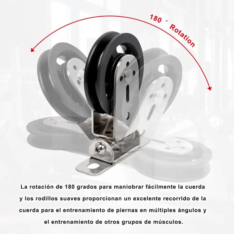 Roldana Silenciosa Rotativa de - Home Gym Designs avaliação e preço